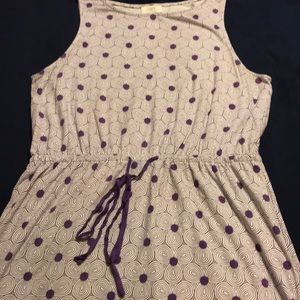 Cotton summer knee length dress